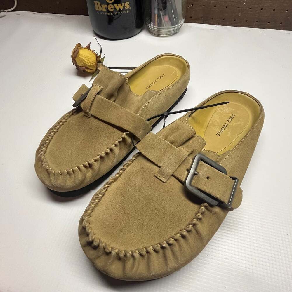 Free People After Riding Mule Size 6.5 Suede Clogs
